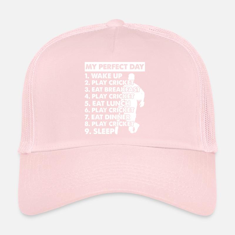 Plan de jour de cricket Joueur de cricket Cricket Casquette trucker 
