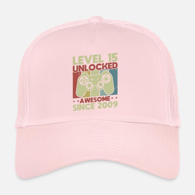 Level 15 Unlocked Trucker Cap