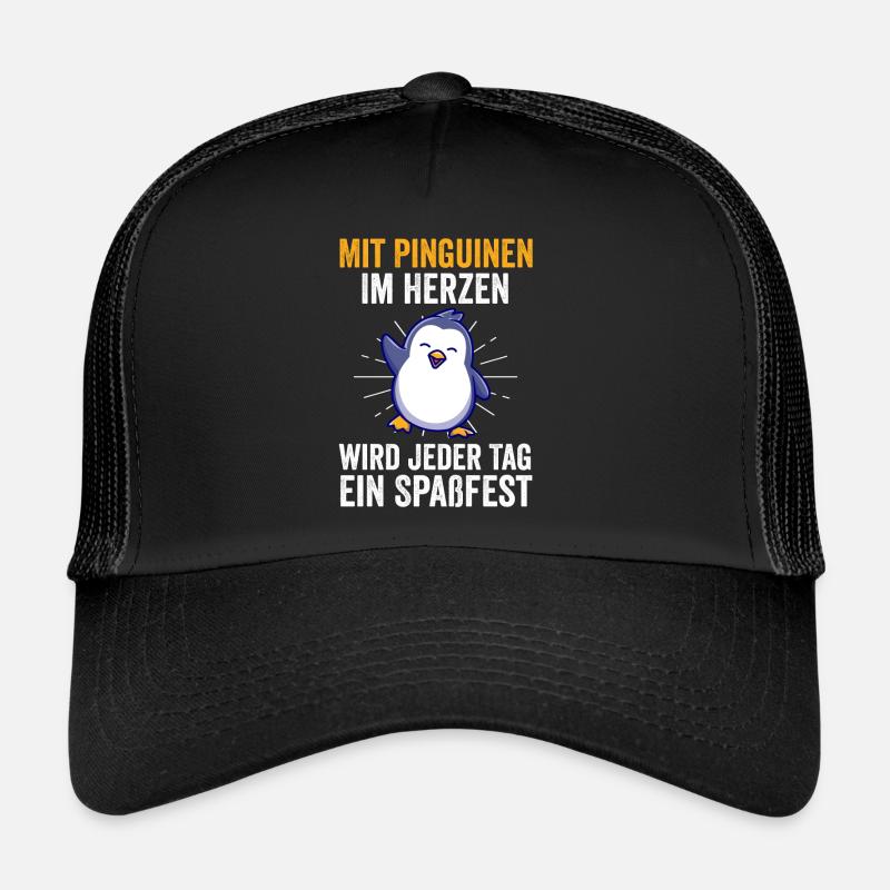 Pingouin mignon Casquette trucker 