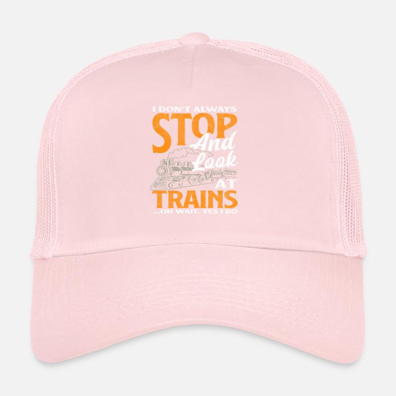 Train Trains Hobby Train Spotter Casquette trucker 