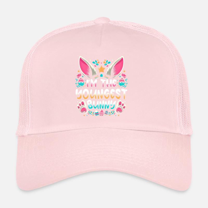 Je suis le plus jeune lapin Casquette trucker 