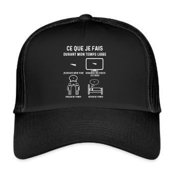 Tiger Free Time Gift - Trucker Cap - black/black - Front