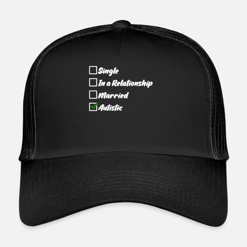Blague Autiste Autisme Autiste Casquette trucker 