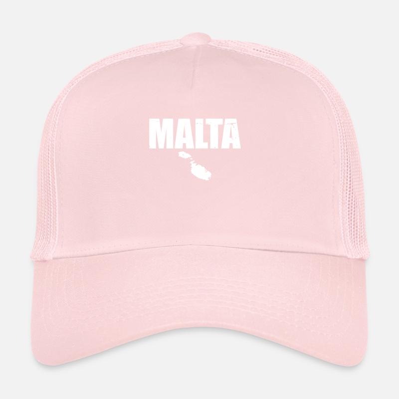 Malta Vintage Map Maltese Trucker Cap