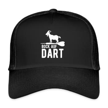 Funny Darts and Darts Gifts for Darts Players - Trucker Cap - black/black - Front