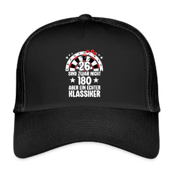 Funny Darts and Darts Gifts for Darts Players - Trucker Cap - black/black - Front