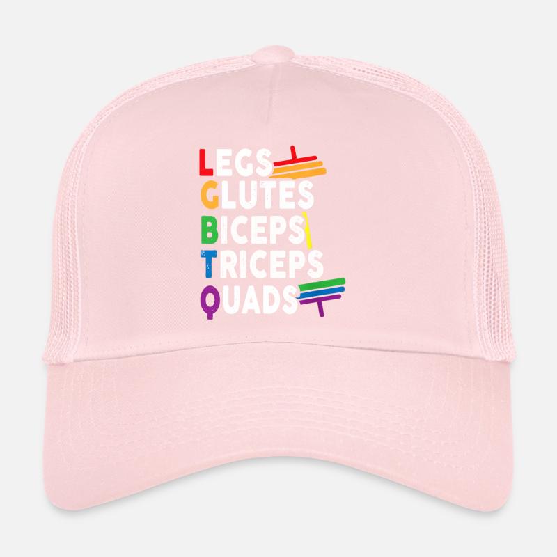 Legs Glutes Biceps Triceps Quads Trucker Cap