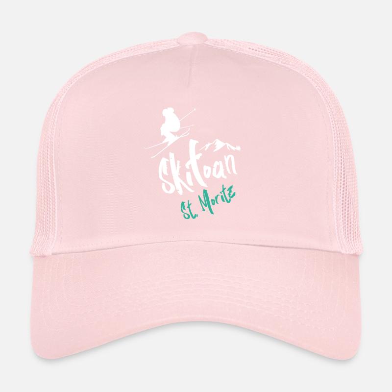Ski à Saint-Moritz Casquette trucker 