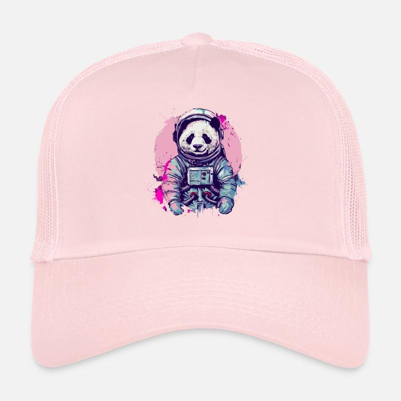 Panda Astronaut - Bamboo Rocket Adventures Casquette trucker 