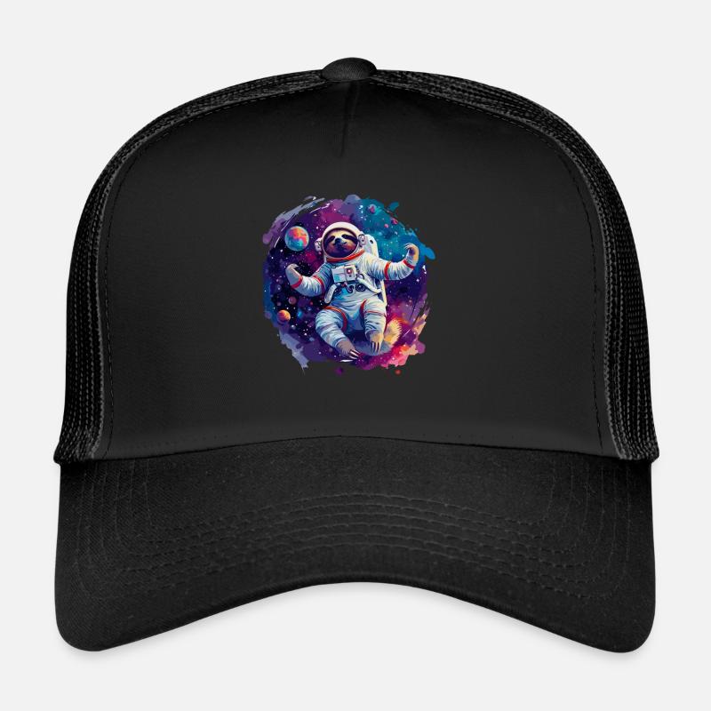 Astronaute paresseux - Un voyage dans l’espace Casquette trucker 