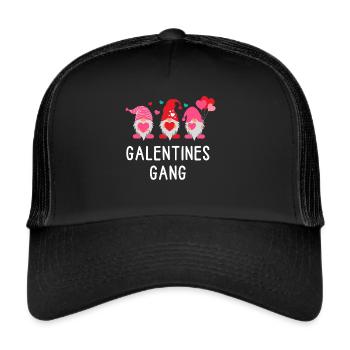 Funny Valentines Gift Ideas - Trucker Cap - black/black - Front
