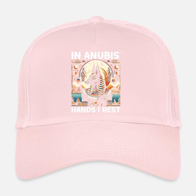 Anubis Egyptian Mythology Pyramid Ancient Egypt Trucker Cap