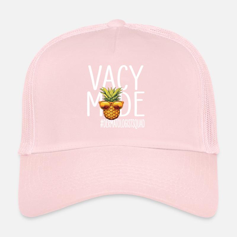 Dermatologist Vacation Vacy Mode Trucker Cap