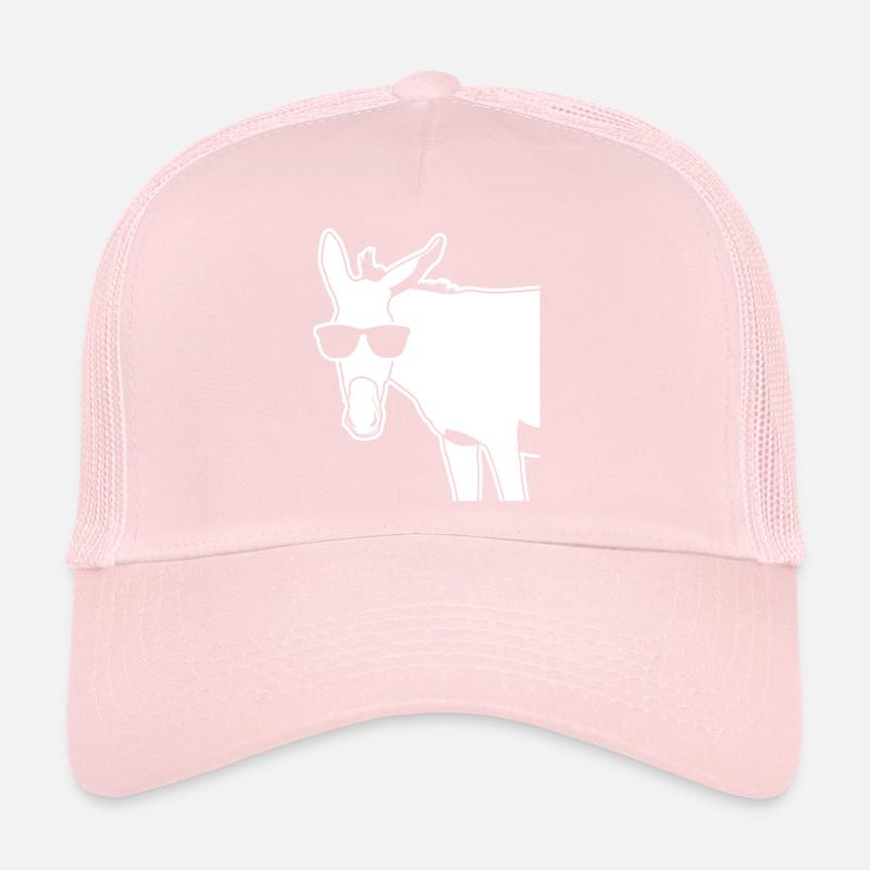 Âne avec lunettes de soleil Ânes Casquette trucker 