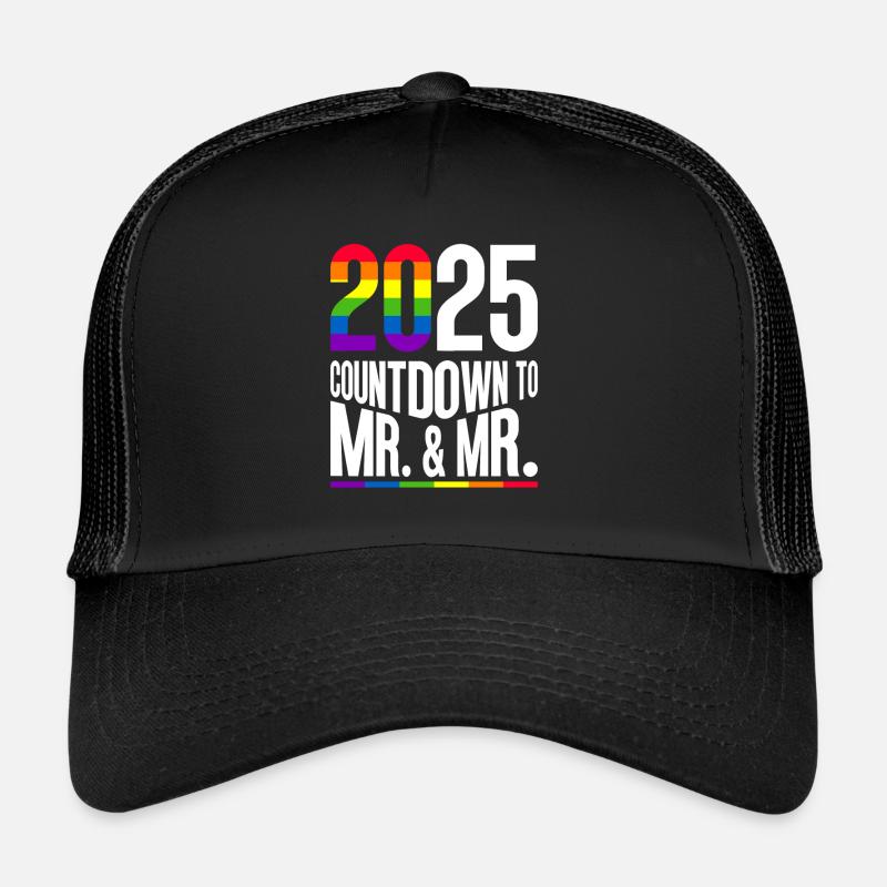 Gay Pride Hochzeit 2025 Homo-Ehe Trucker Cap