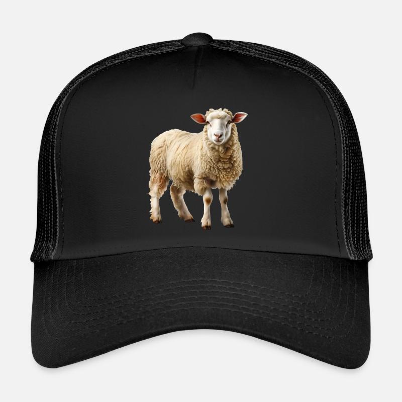 Das Schaf ist ein Landschaftspfleger Trucker Cap