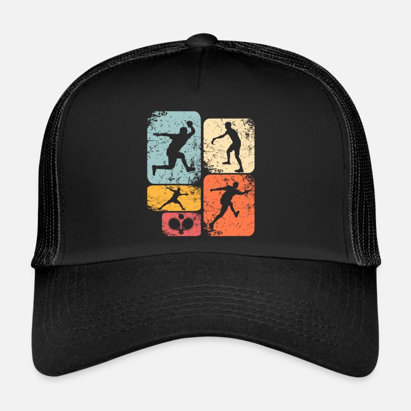 Ping-pong - Casquette trucker  - noir/noir