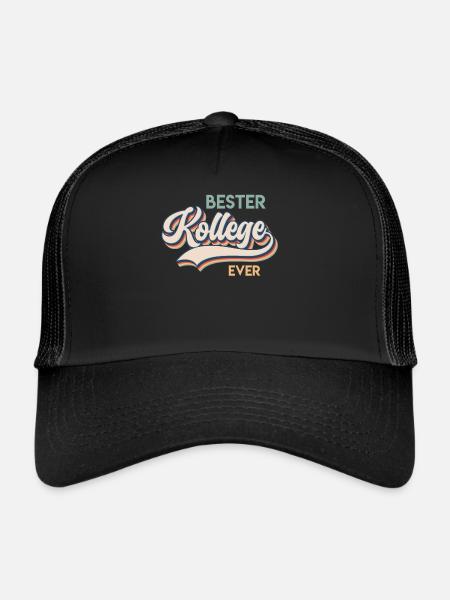 Work Colleagues Best Colleague Ever Coworker - Trucker Cap - black/black - Front