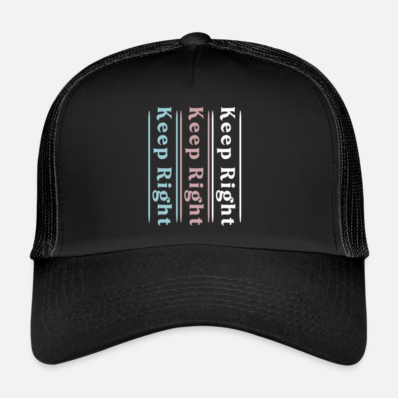 Restez à droite Casquette trucker 