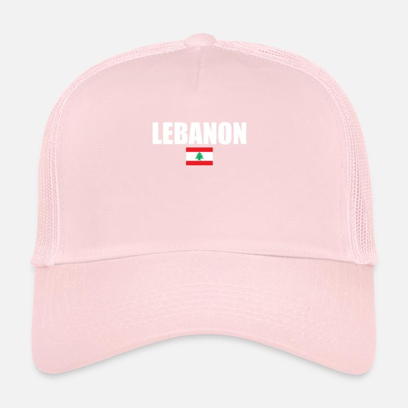 Liban Drapeau Libanais Libanais Casquette trucker 