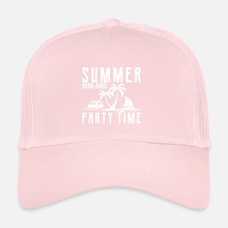 Sommer, Sonne Und Partyzeit Trucker Cap
