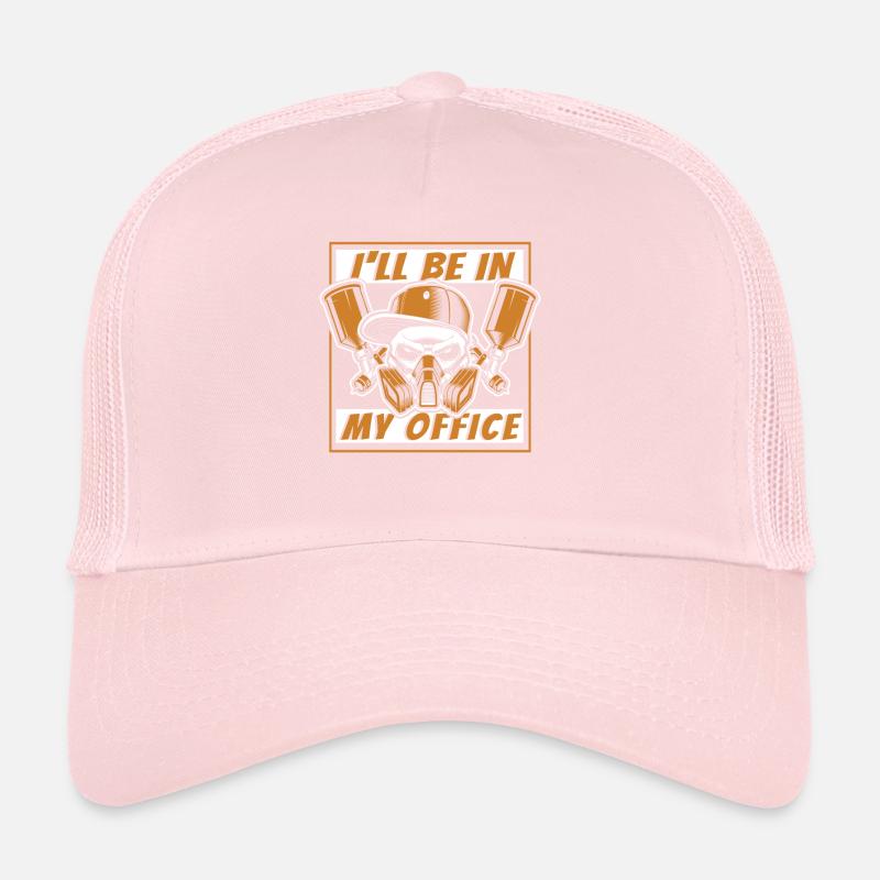 Je serai dans mon bureau Véhicule automobile Voiture Casquette trucker 