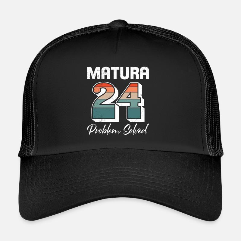 Matura 2024 PROBLEM SOLVED School Leaving Certificate Trucker Cap