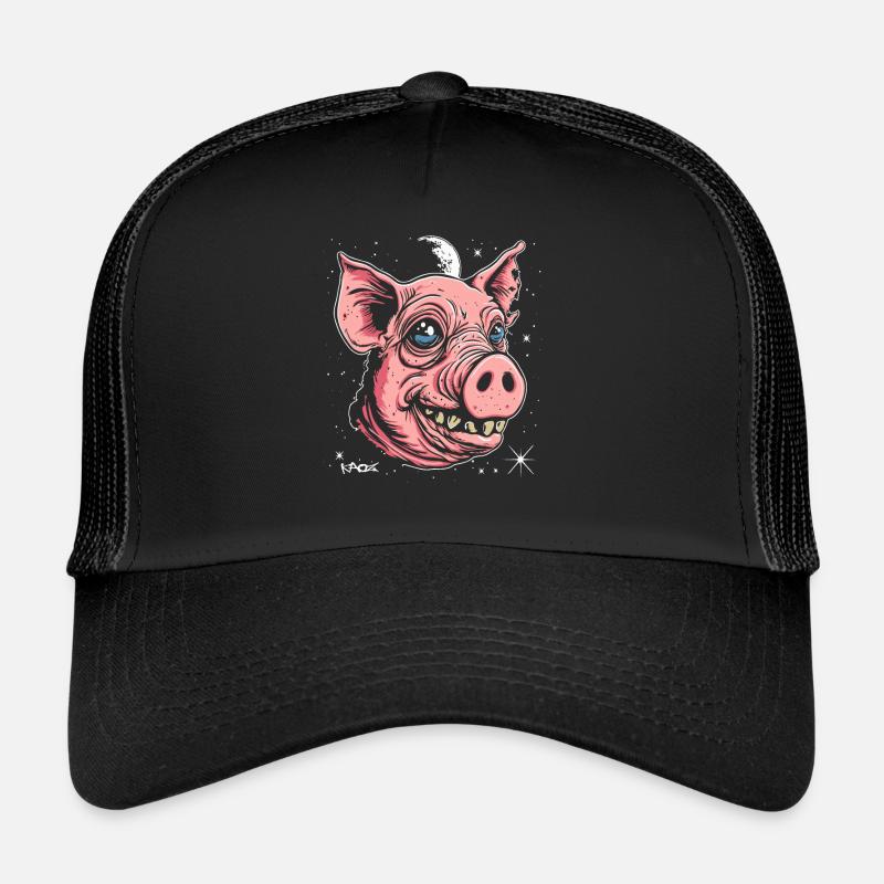 Le bon vieil ami : le cochon de l’espace Casquette trucker 