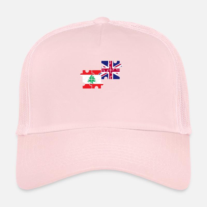 Liban Royaume-Uni Drapeau Britannique Libanais Casquette trucker 