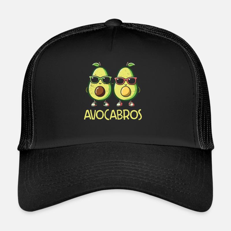 Avocado - Trucker Cap - Schwarz/Schwarz