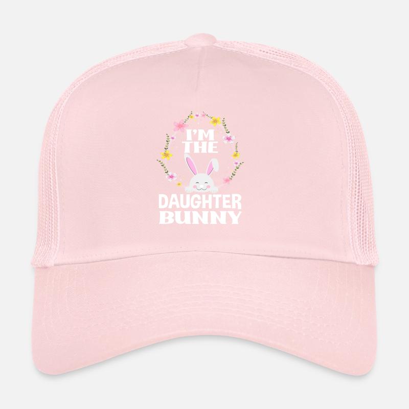 Ich Bin Tochter Osterhase Blumenkranz Ostern Trucker Cap