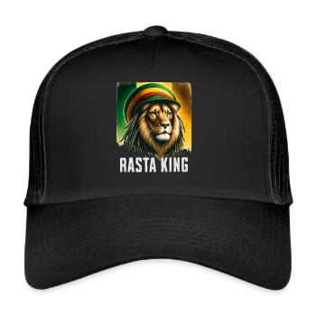 de la Jamaïque - Casquette trucker  - noir/noir - Devant