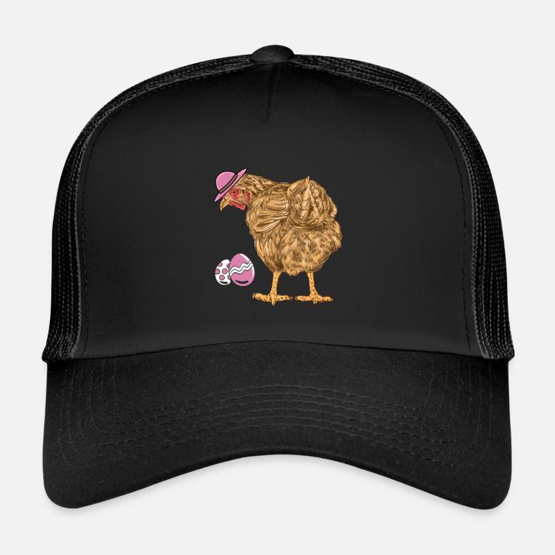 Chicken, Poultry, Easter Eggs, Egg, Chicken Farm Trucker Cap