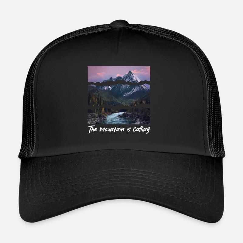 the mountain is calling Trucker Cap