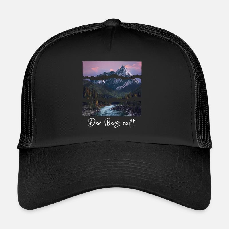 the mountain is calling Trucker Cap