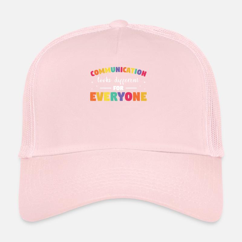Communication Looks Different For Everyone Speech Trucker Cap