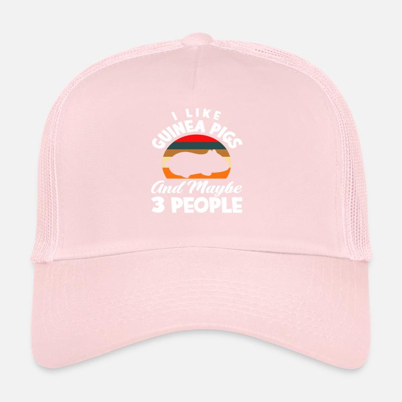Cochon d’Inde cadeau Animal Casquette trucker 