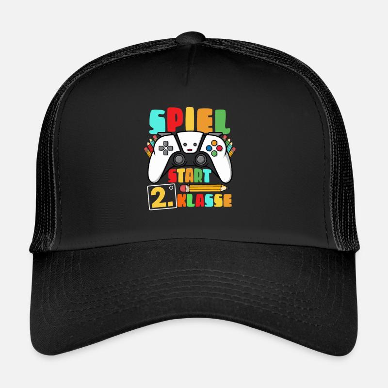 2nd Grade Game Start Gamer Trucker Cap