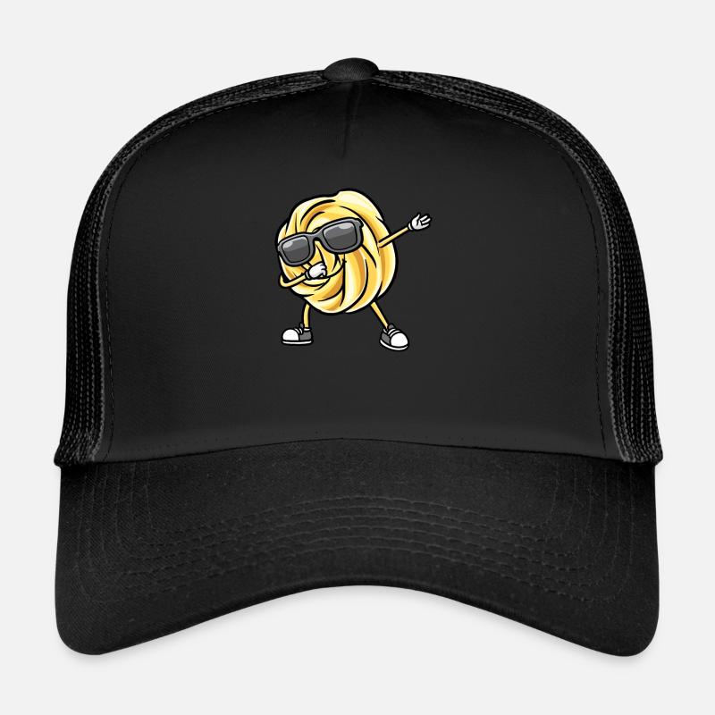 Dancing Danish Butter Biscuit with Sunglasses Trucker Cap