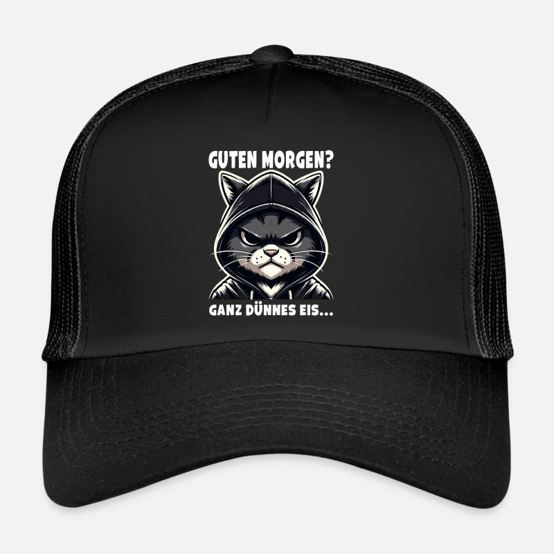 Good morning? Very Thin Ice Sarcastic Trucker Cap