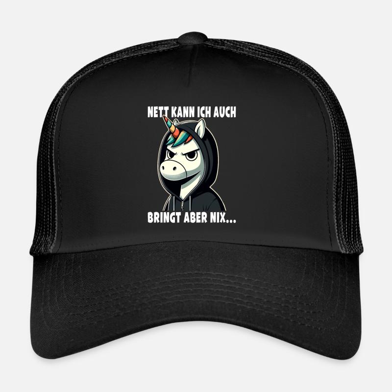 I can also be a sarcastic unicorn lover Trucker Cap