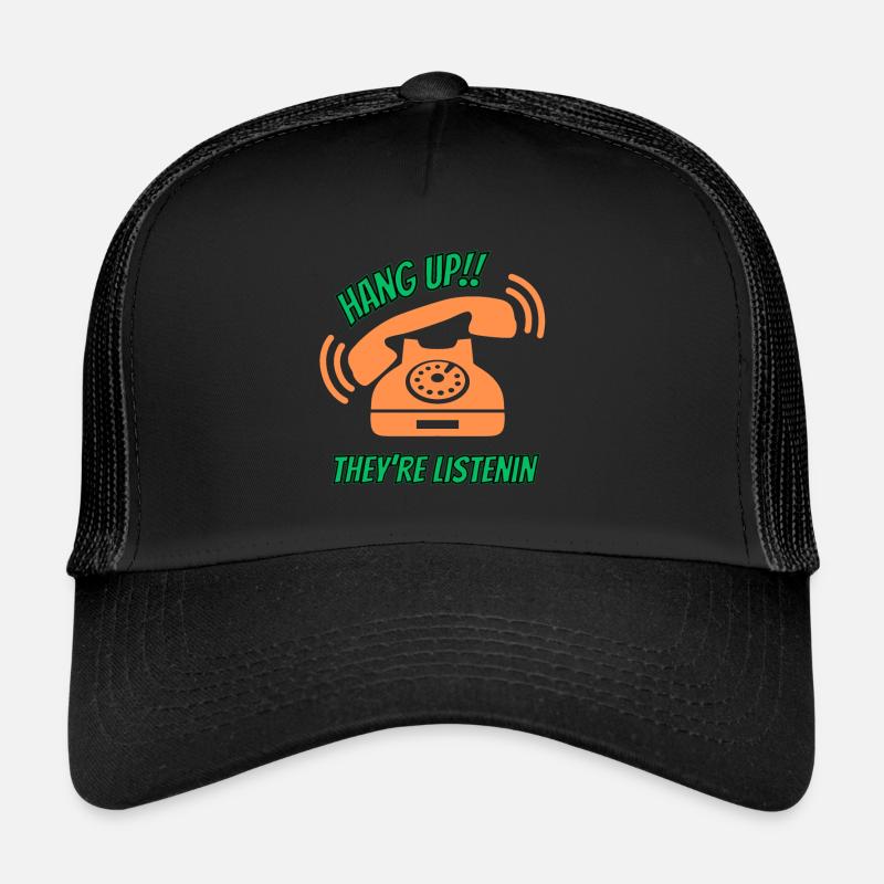 hang up the phone Trucker Cap
