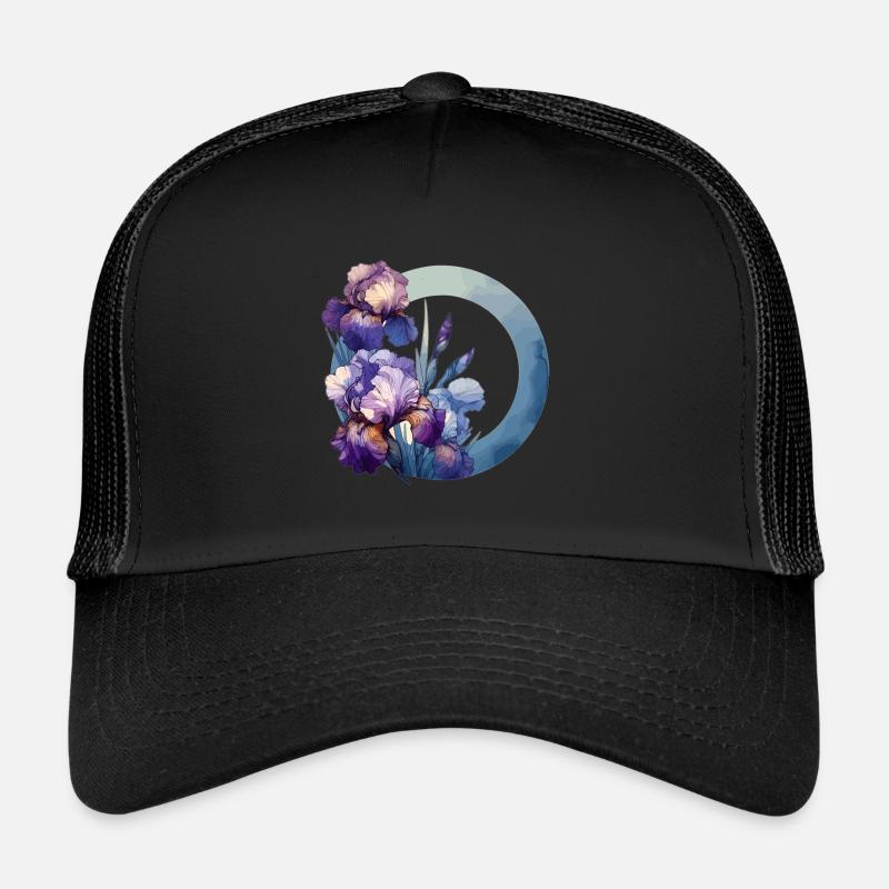 Iris dessinés Casquette trucker 