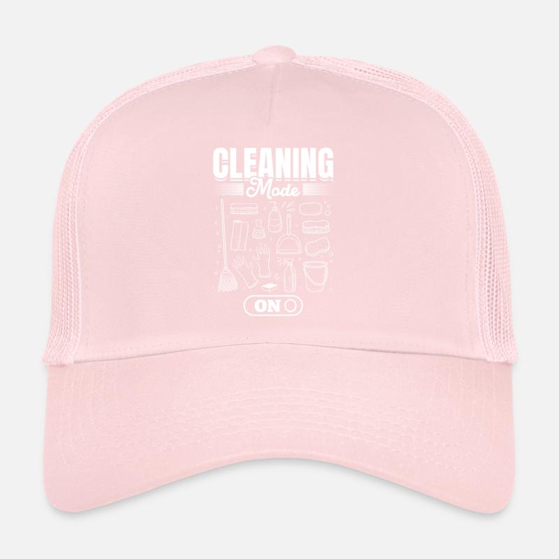 Housekeeper Janitor - Cleaning Mode On Trucker Cap