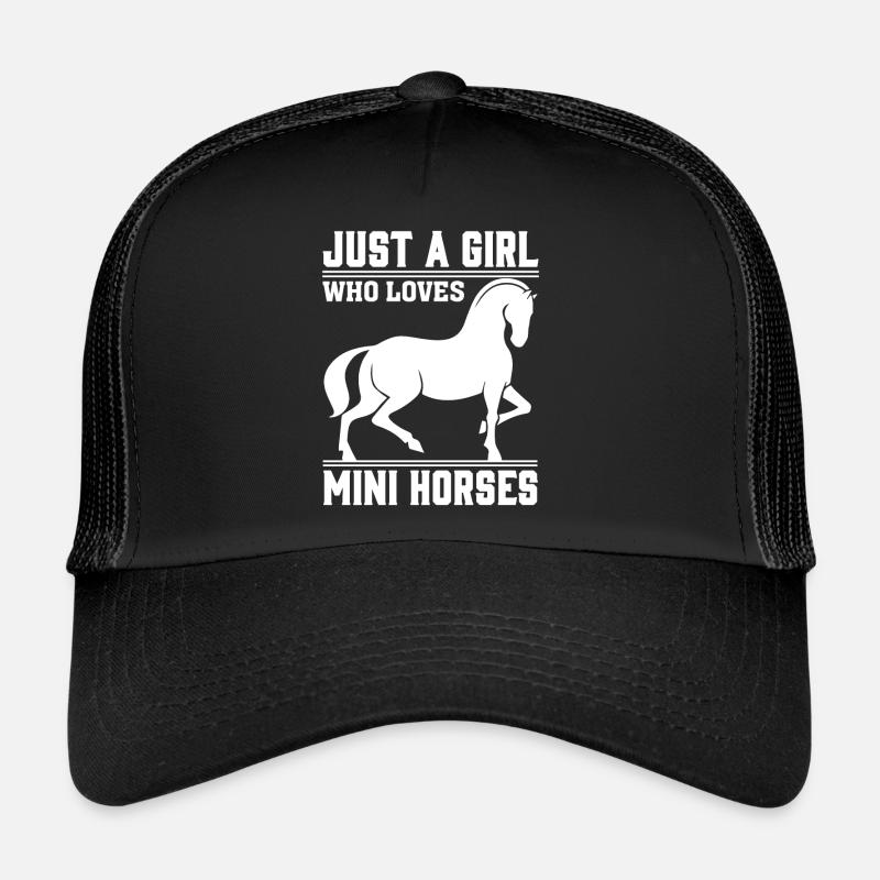 Nur ein Mädchen, das Pferde liebt Trucker Cap
