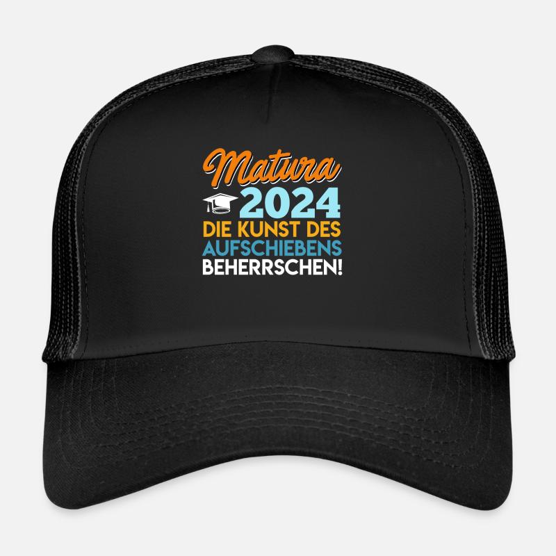 Matura 2024 Kunst des Aufschiebens Beherrschen Trucker Cap