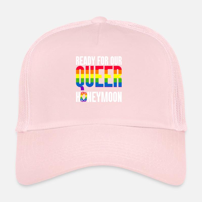 Gay Pride Hochzeit Homo-Ehe Trucker Cap