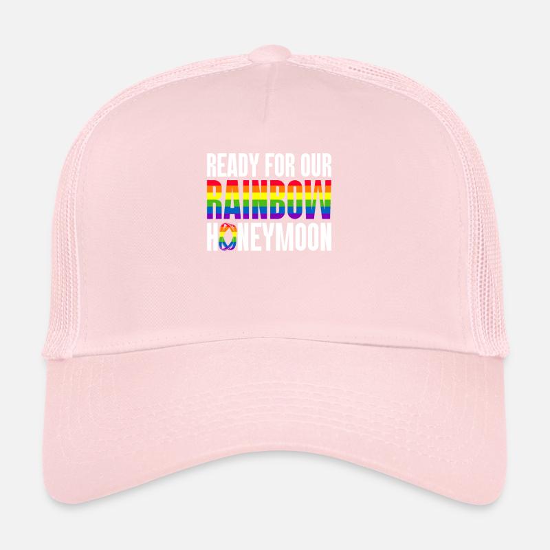 Gay Pride Hochzeit Homo-Ehe Trucker Cap