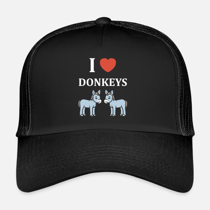Humour petit âne Casquette trucker 