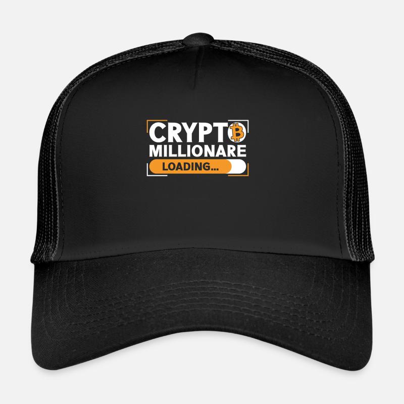 Bitcoin Cryptocurrency Money BTC Crypto Coin Trucker Cap